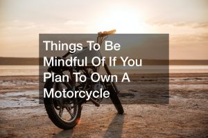 things to know about riding a motorcycle